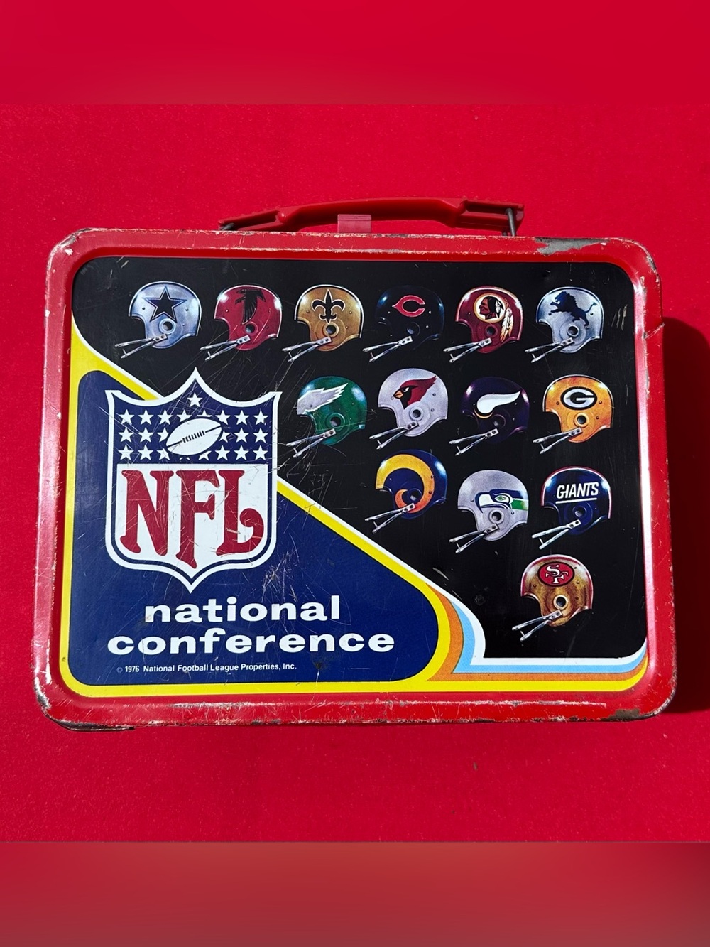 Vintage NFL lunchbox - 1976
